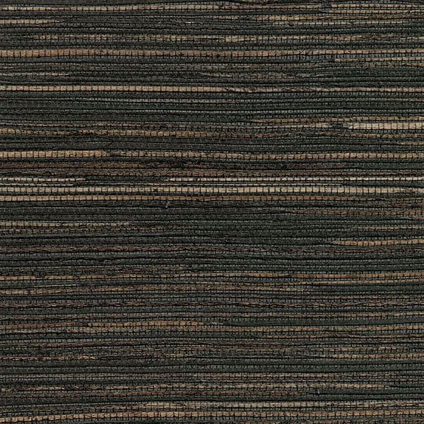 Shandong Charcoal Ramie Grasscloth Wallpaper