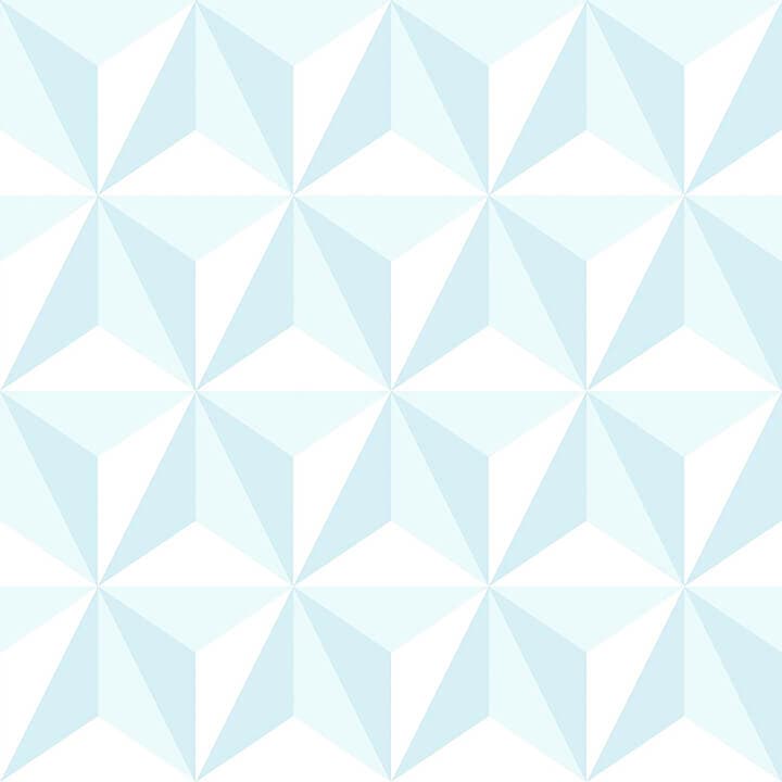 Adella Sky Blue Geometric Wallpaper