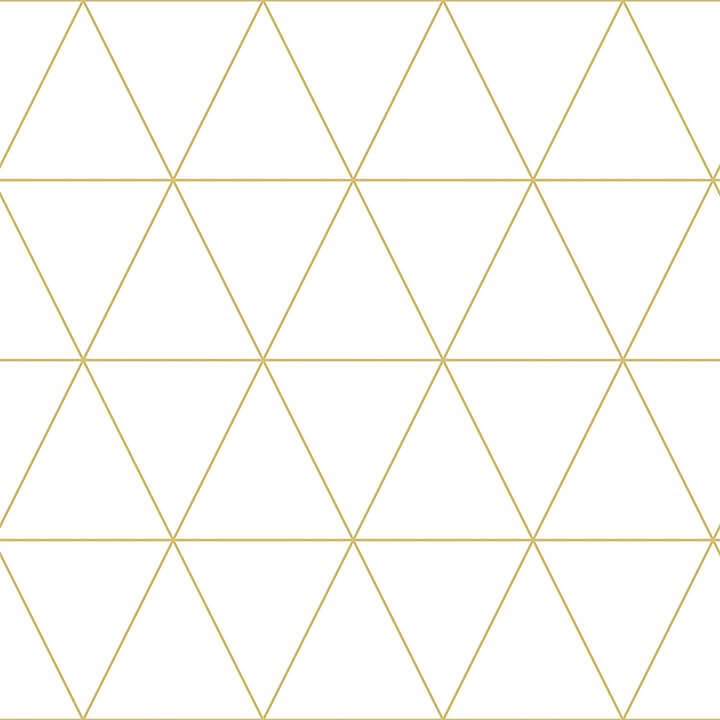 Leda Metallic Geometric Wallpaper