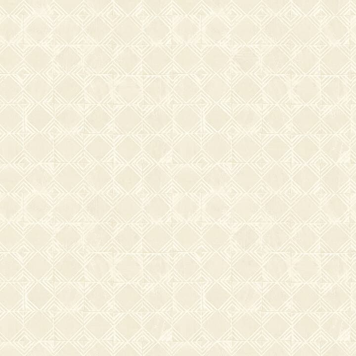 Button Block Taupe Geometric Wallpaper