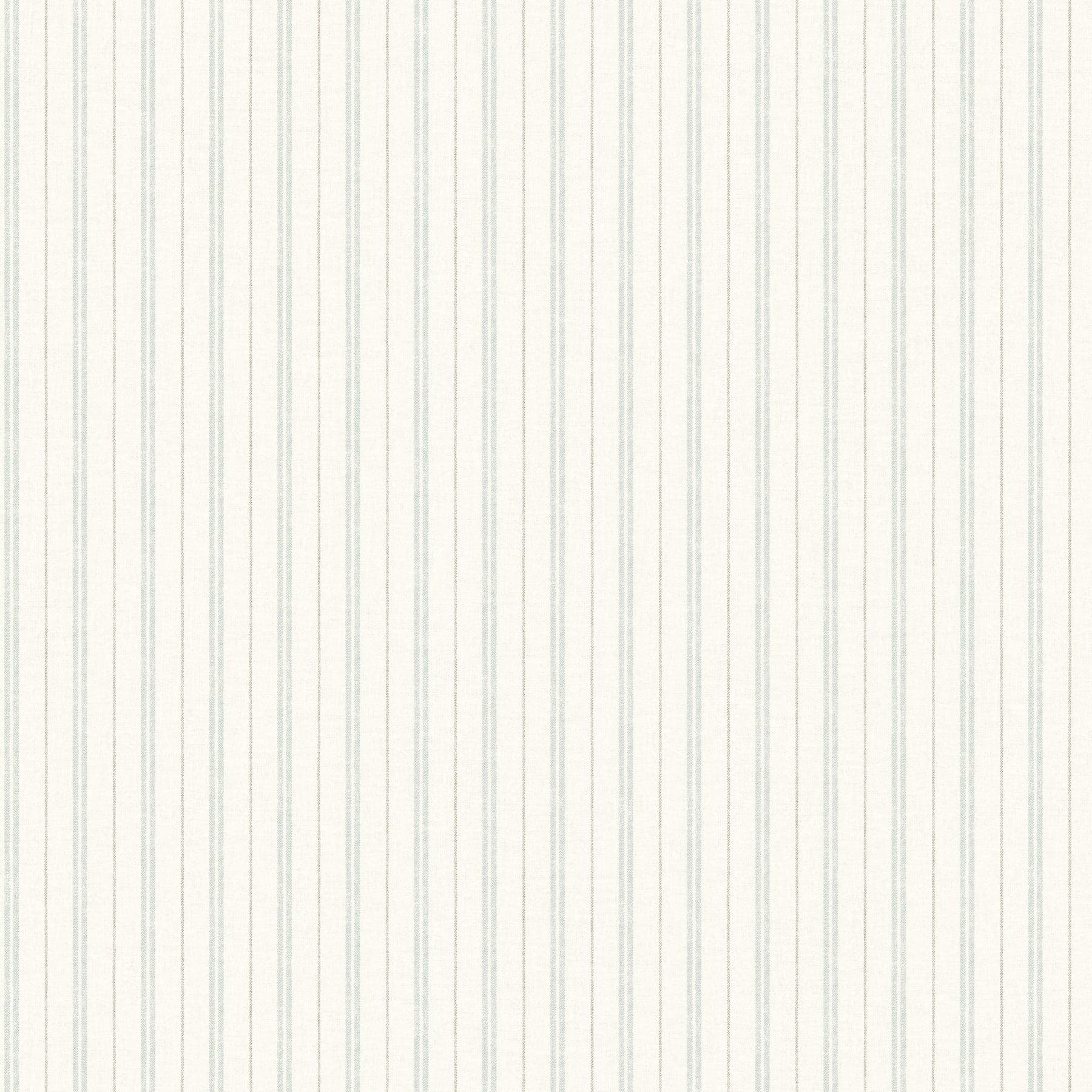 Chesapeake Harville Double Stripe Aqua Wallpaper