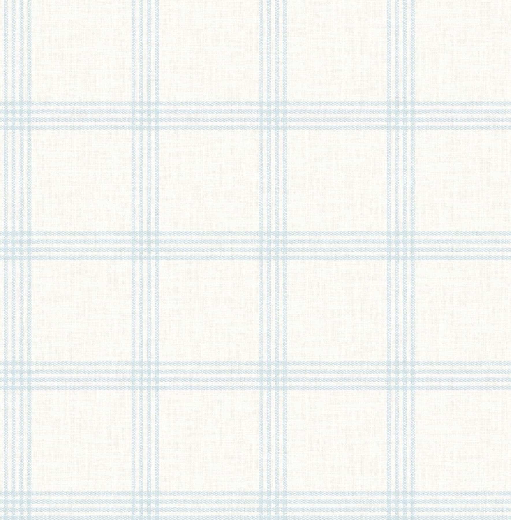 Twain Light Blue Plaid Wallpaper