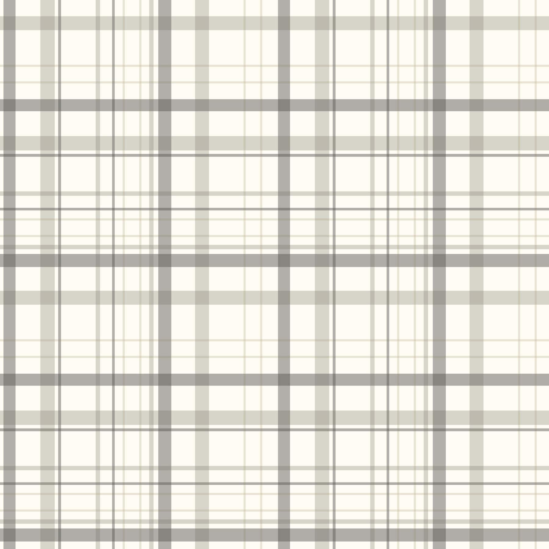 Burgess Charcoal Plaid Wallpaper