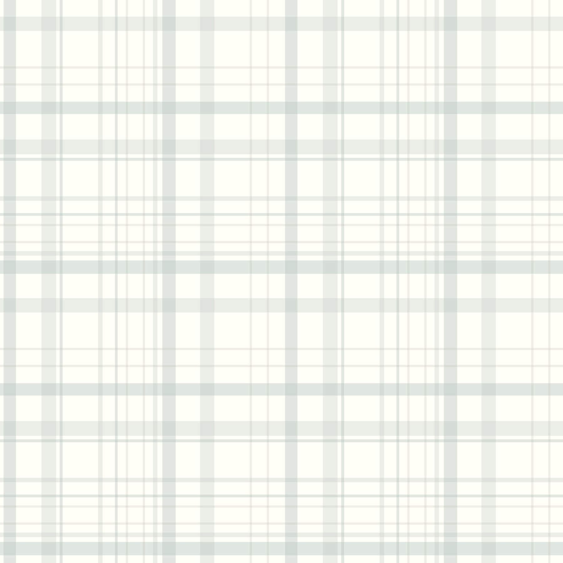 Burgess Light Blue Plaid Wallpaper