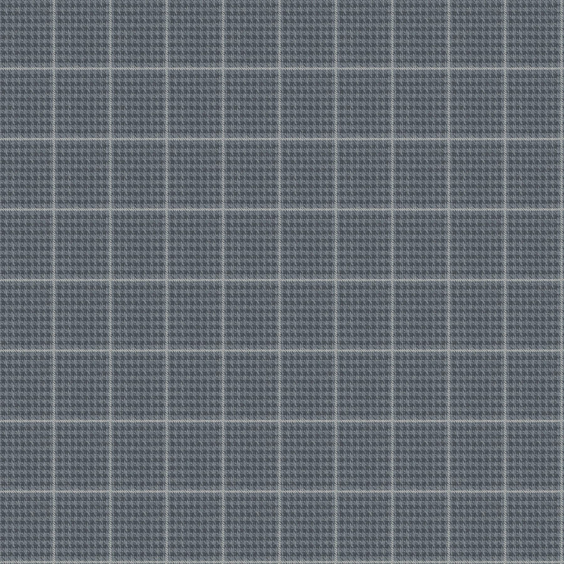 Prescott Navy Glen Check Wallpaper