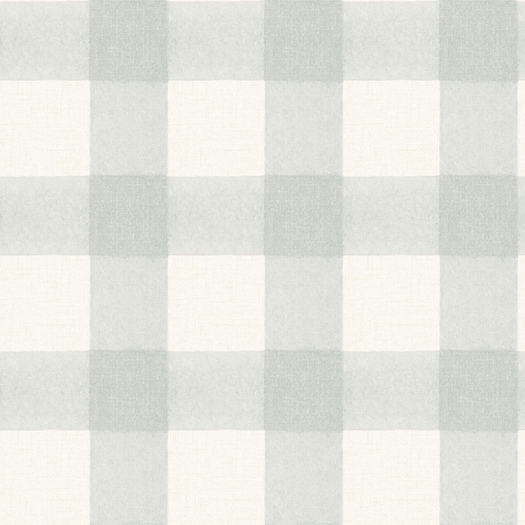 Thorpe Aqua Plaid Wallpaper