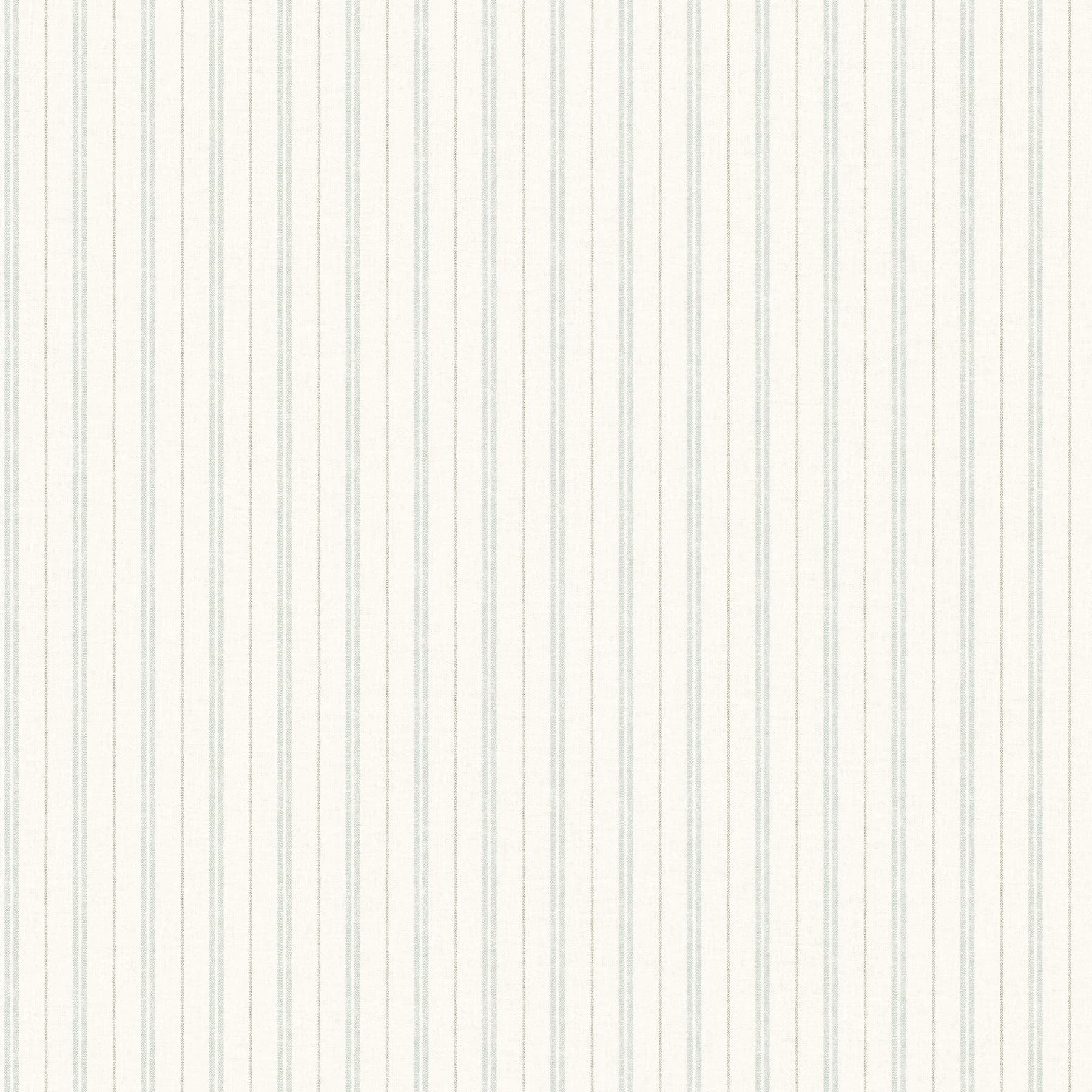 Harville Aqua Double Stripe Wallpaper