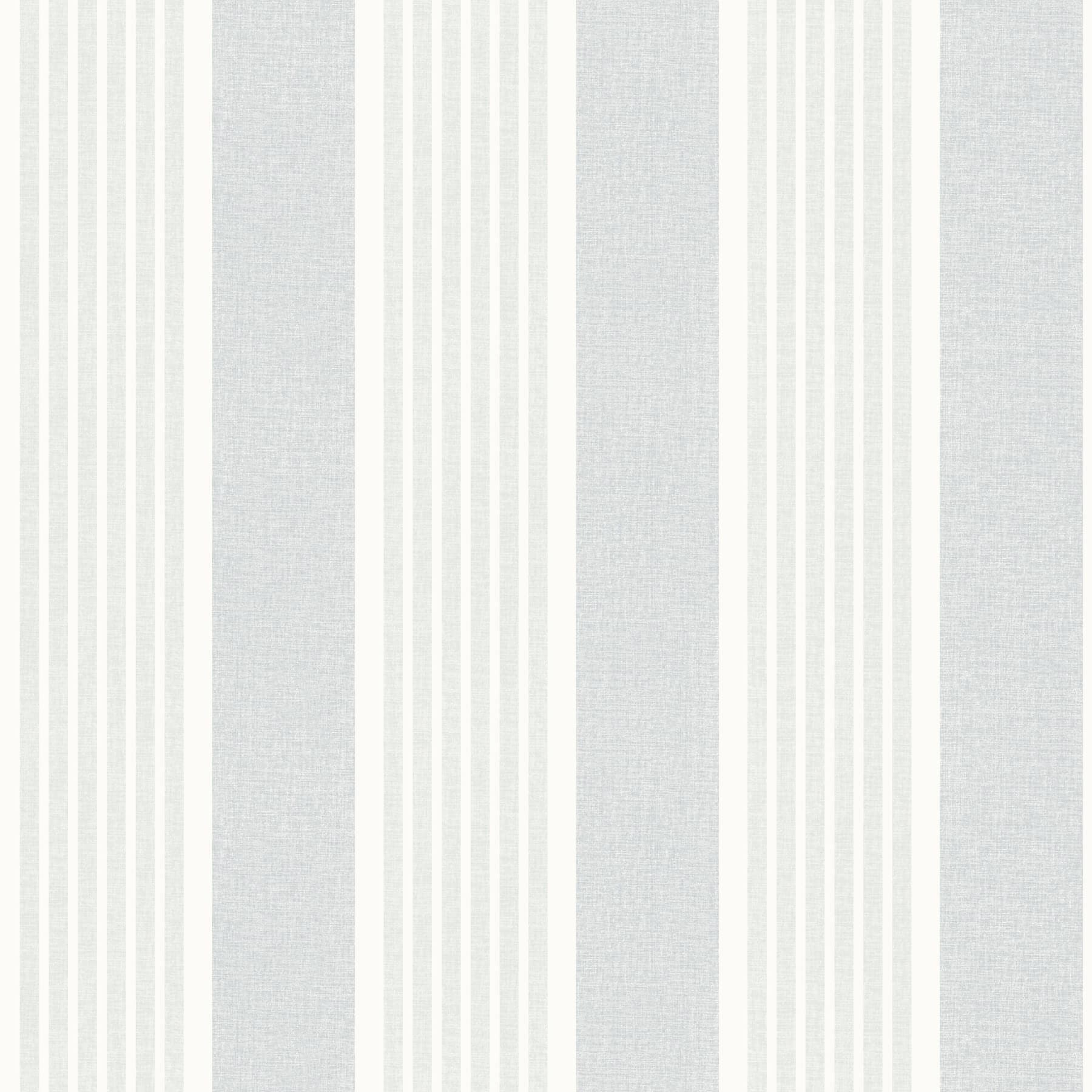Bingley Light Blue Embellished Stripe Wallpaper