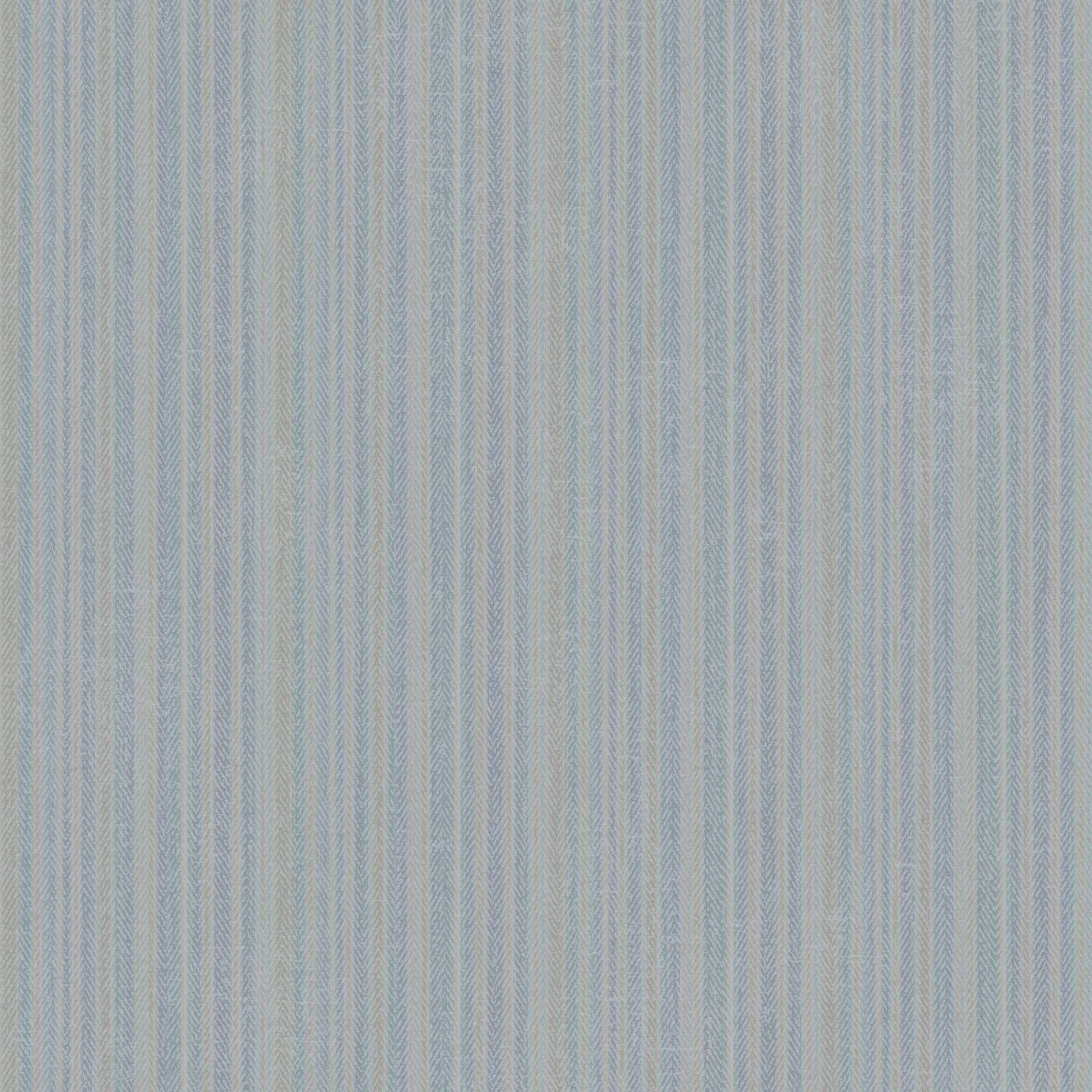 Stokes Blue Chevron Stripe Wallpaper
