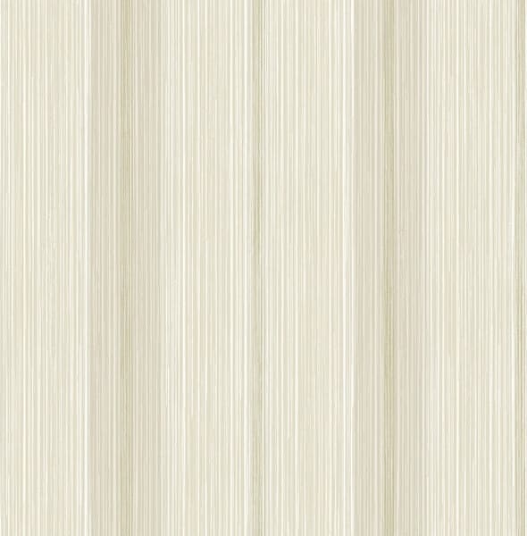 Ames Beige Linen Stripe Wallpaper