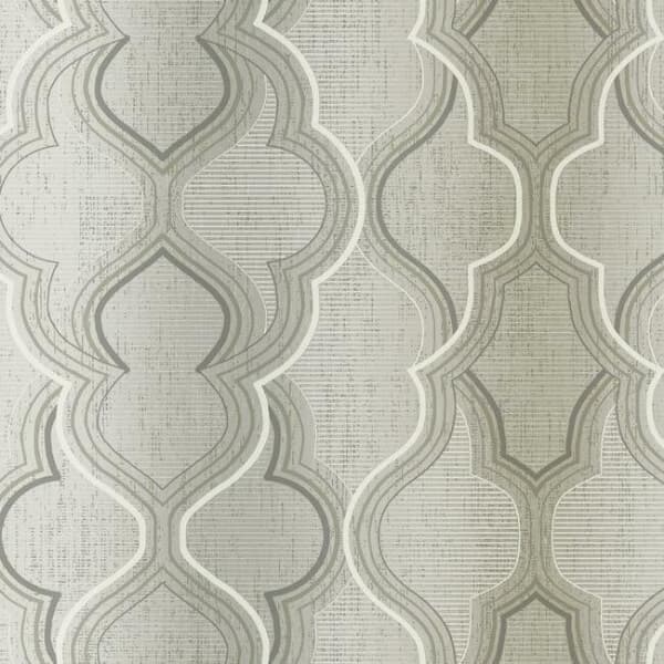 Modern Ombre Damask Wallpaper- Neutral