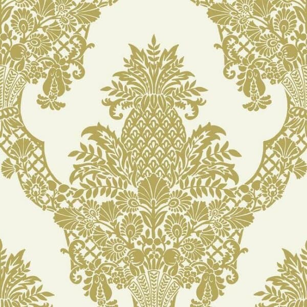 Pineapple Wallpaper- Gold