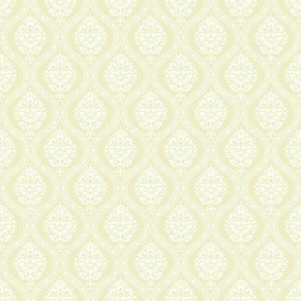 Petite Ogee Wallpaper- Yellow