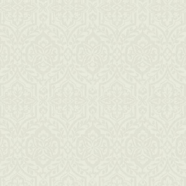Cathedral Damask Wallpaper- Light Taupe