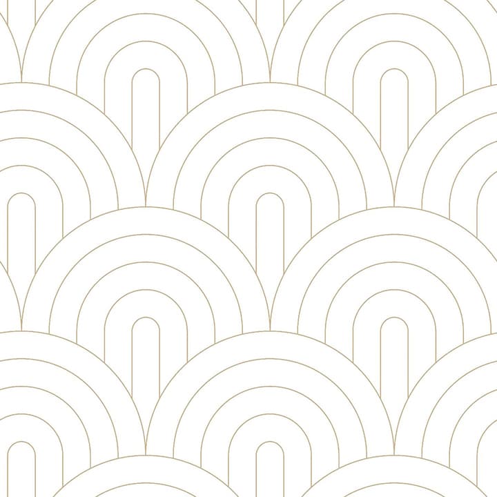 Lalique White Art Deco Motif Wallpaper