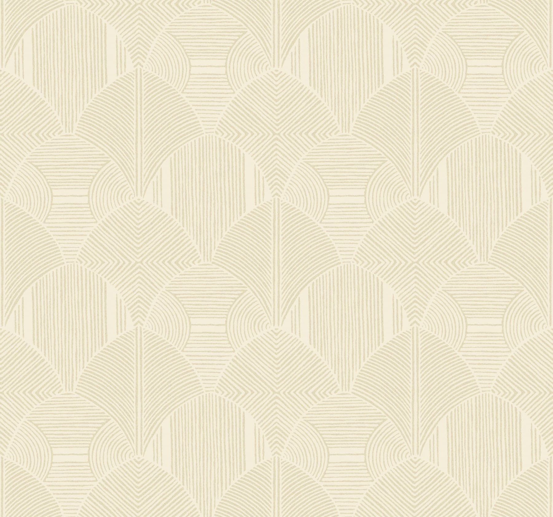 Meyberg Geometric Khaki Wallpaper