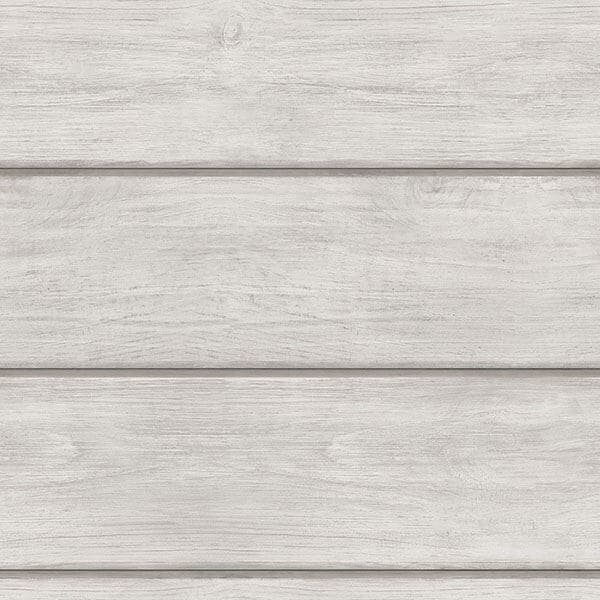 Cassidy Light Grey Wood Planks Wallpaper