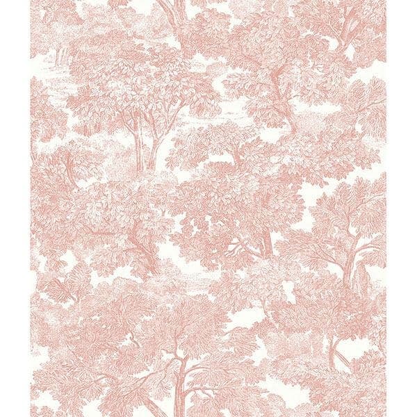 Spinney Rose Toile Wallpaper