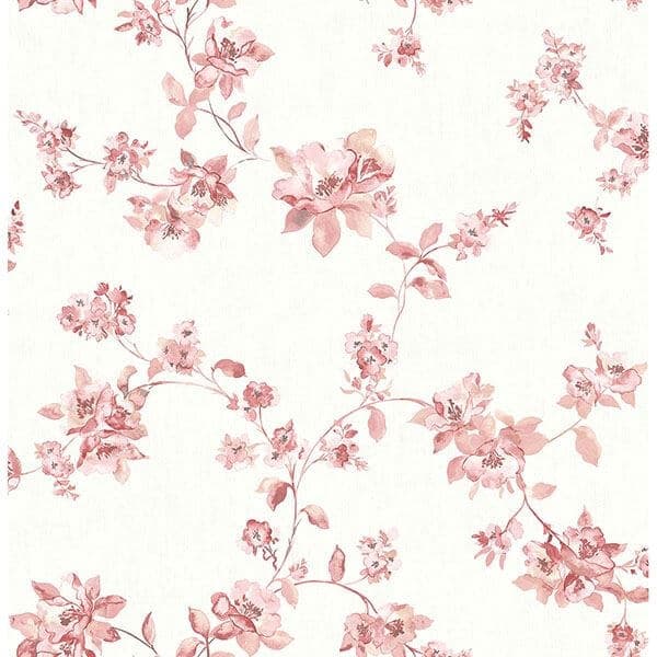 Cyrus Rose Festive Floral Wallpaper