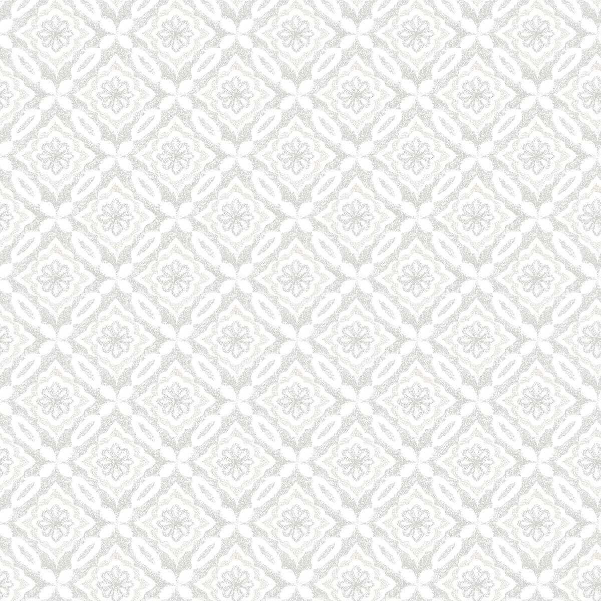 Hugson Grey Quilted Damask Wallpaper