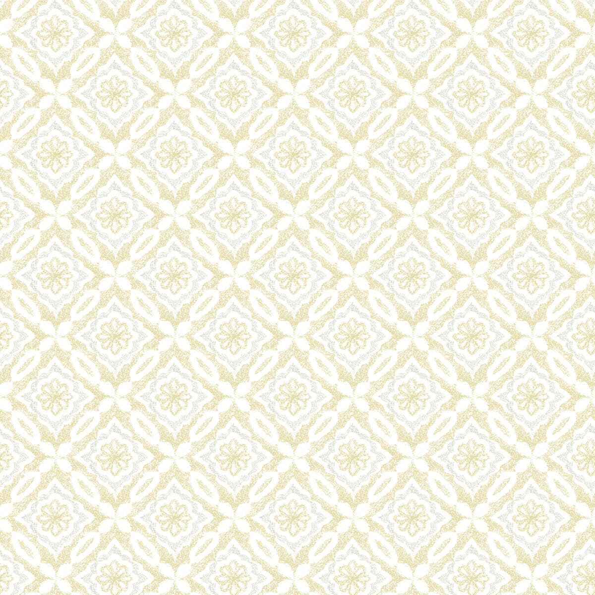 Hugson Yellow Quilted Damask Wallpaper