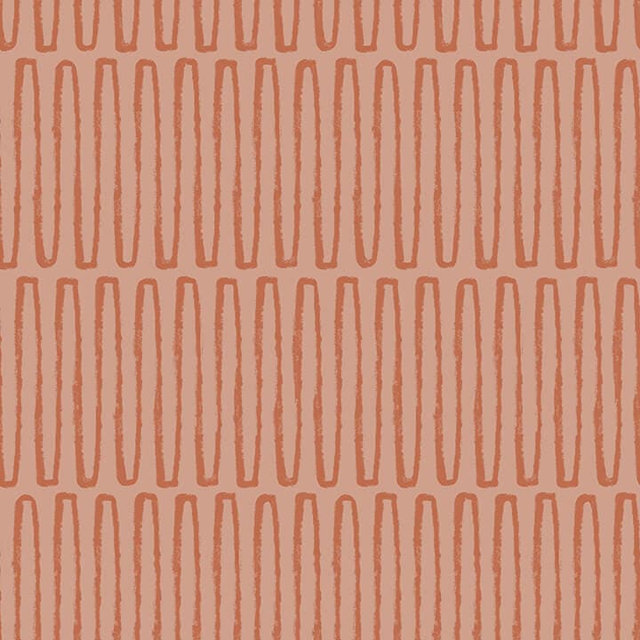 Lars Coral Retro Wave Wallpaper