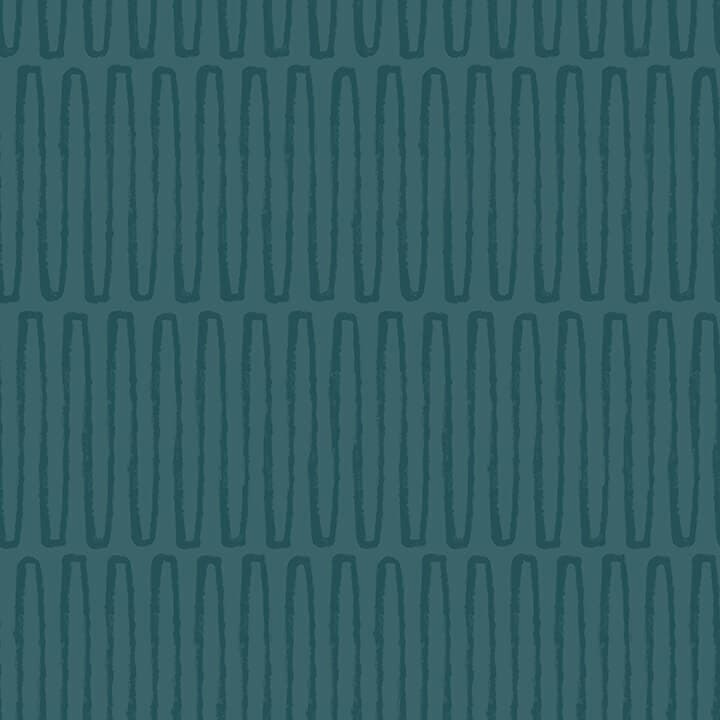Lars Teal Retro Wave Wallpaper