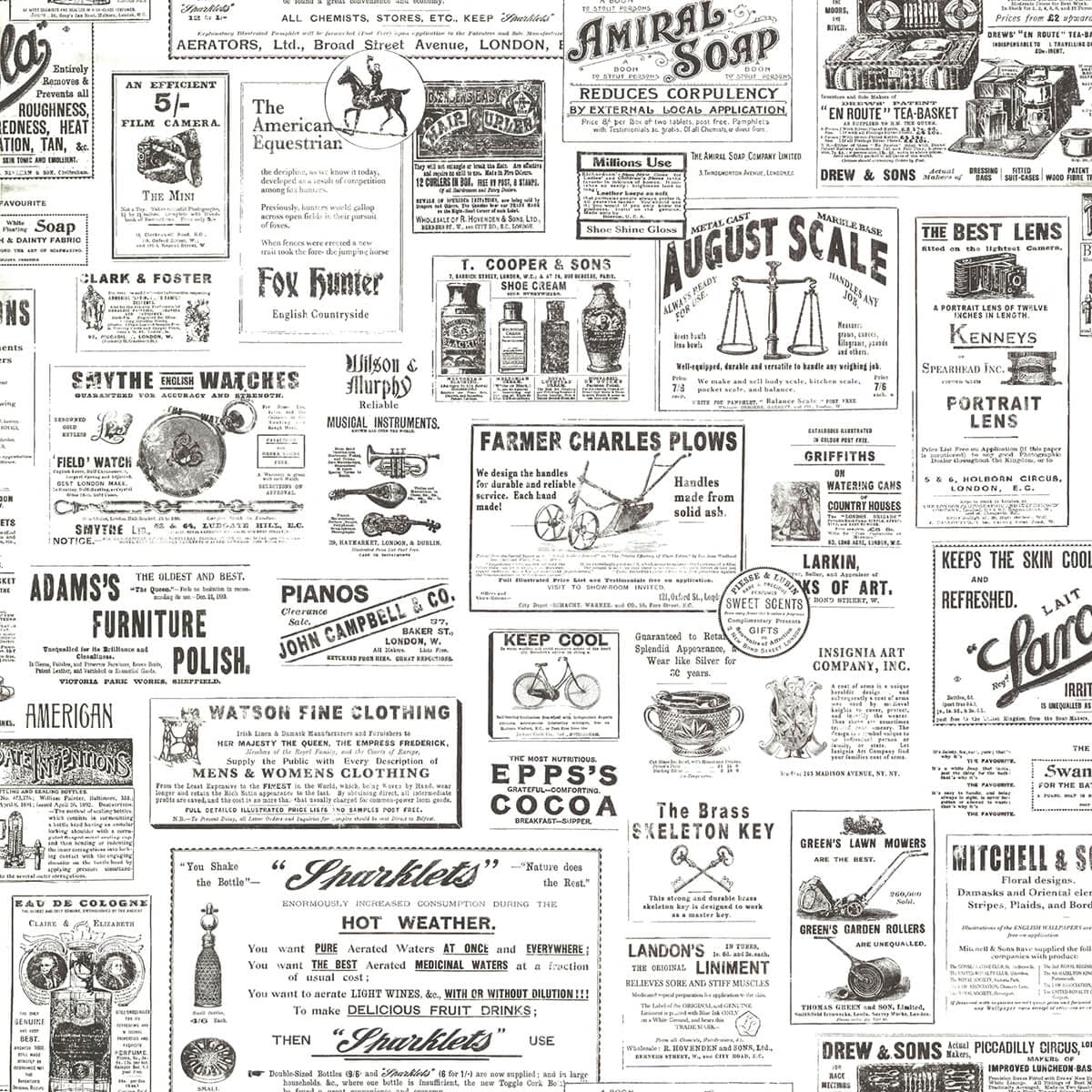 Adamstown Ivory Newspaper Classifieds Wallpaper