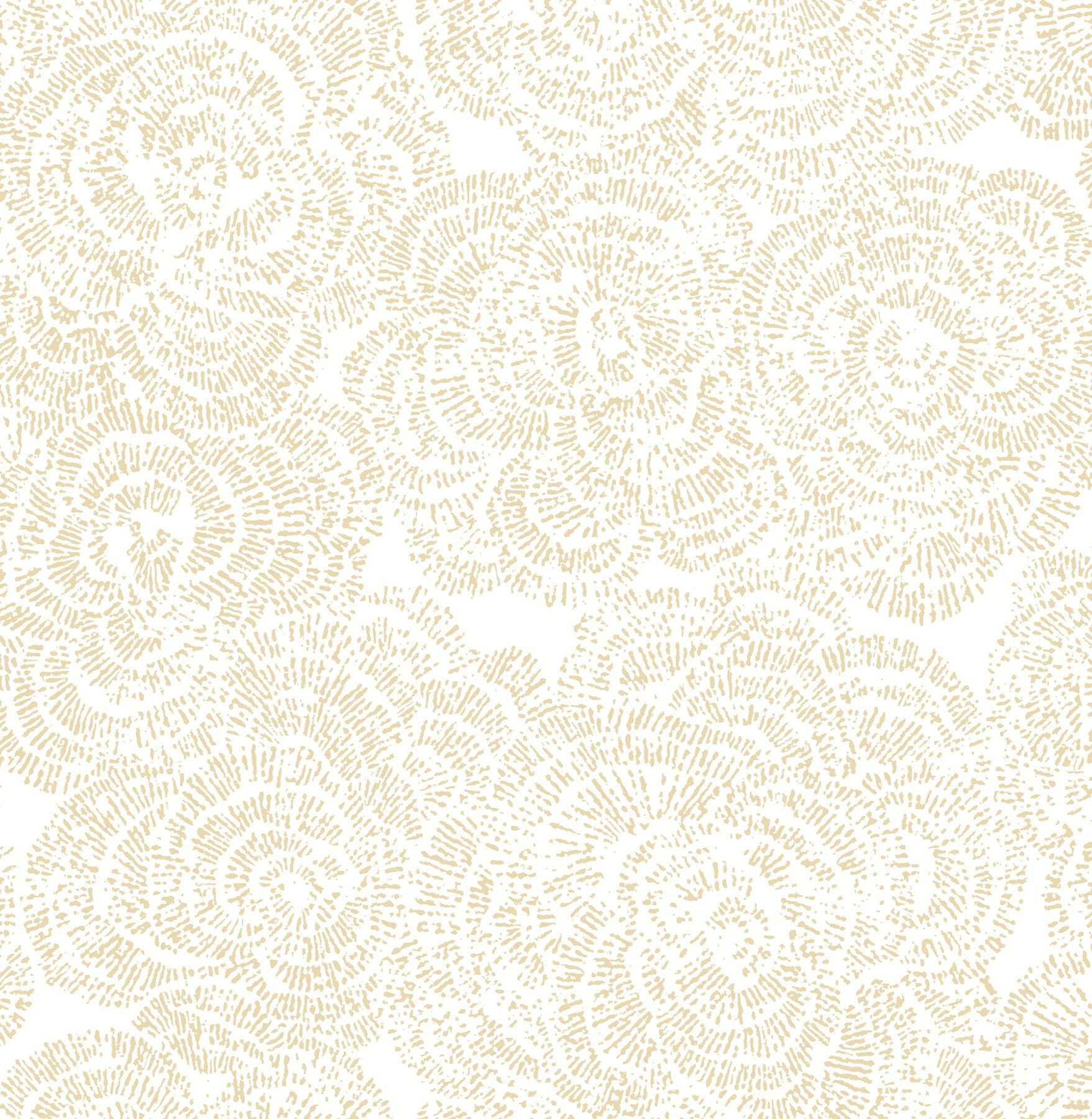 Ambroise Abstract Floral Ochre Wallpaper