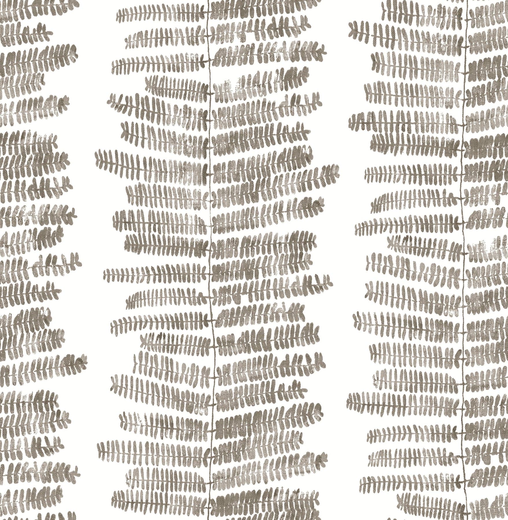 Lumis Fern Stripe Taupe Wallpaper