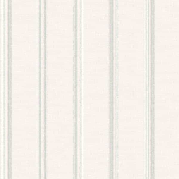 Johnny Teal Stripes Wallpaper