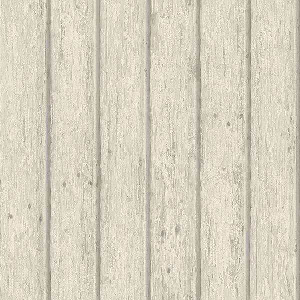 Jack Beige Weathered Clapboards Wallpaper