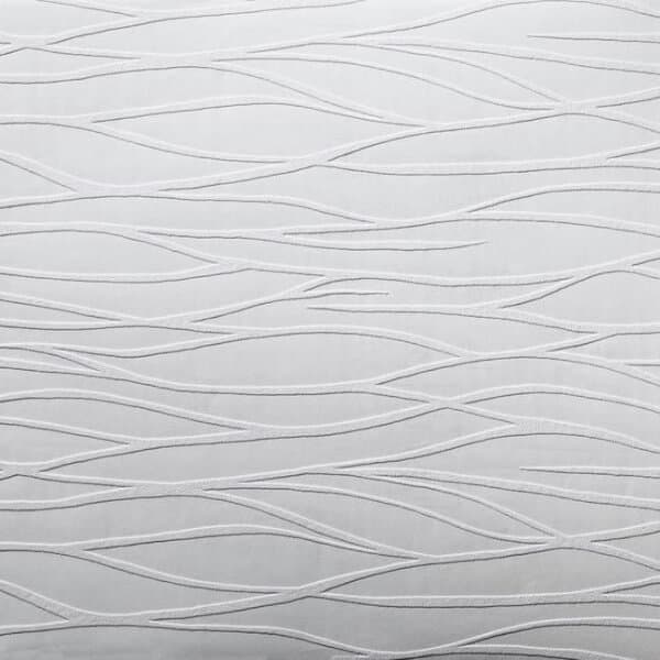 Organic Waves Wallpaper- White