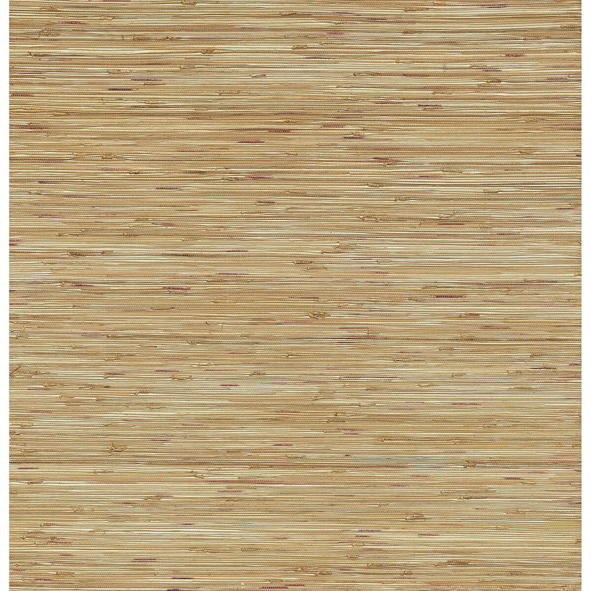 Shuang Light Brown Handmade Grasscloth Wallpaper