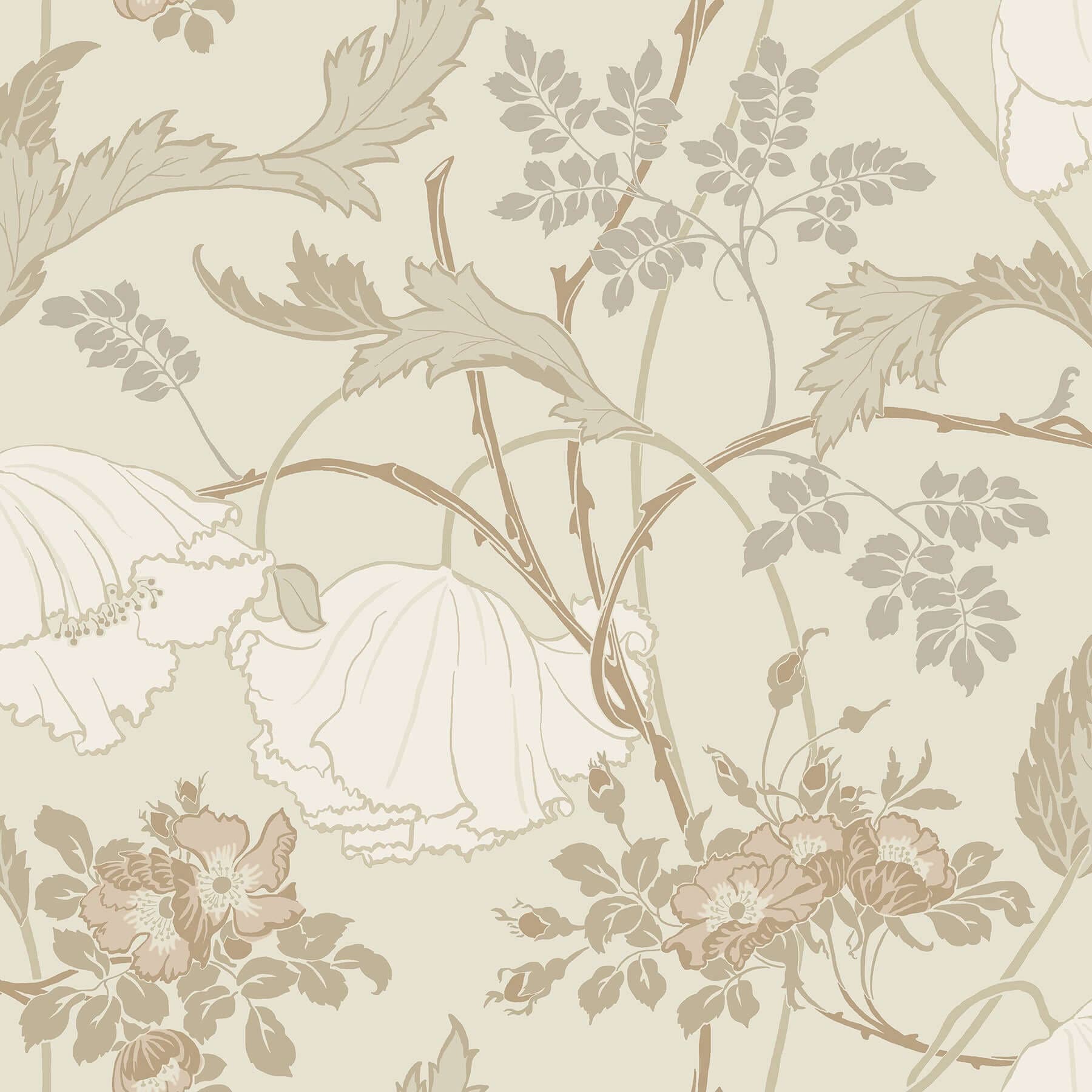 Gwendolyn Wallpaper- Neutral/Coral