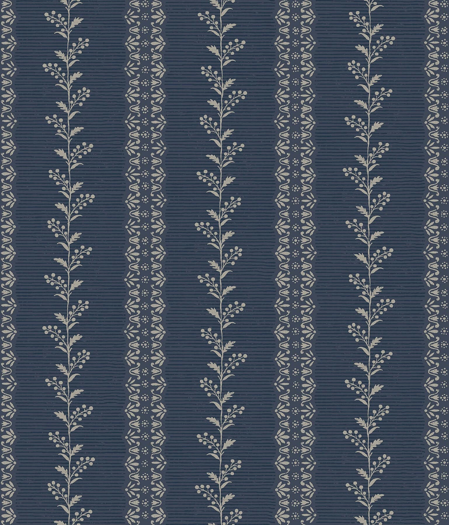 Everleigh Wallpaper- Navy