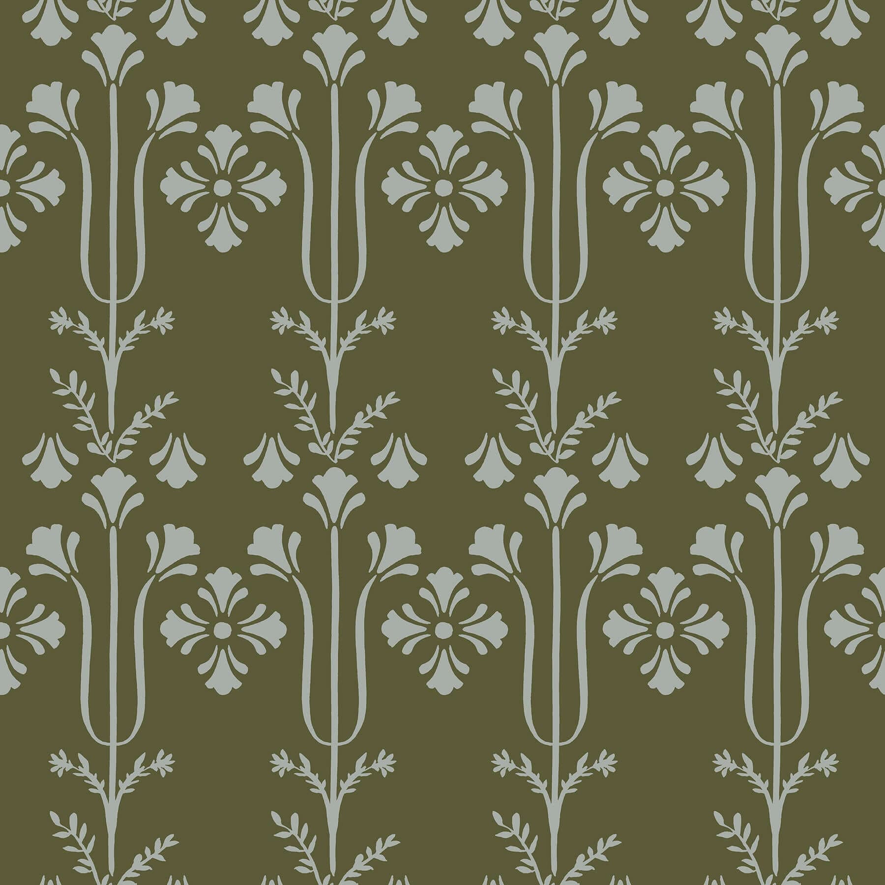Lydia Wallpaper- Moss