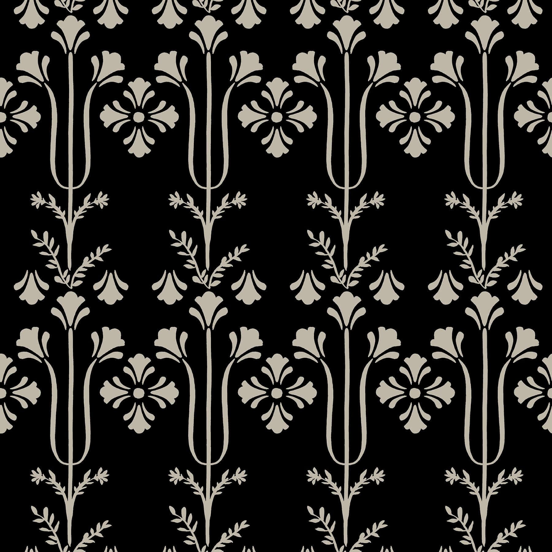 Lydia Wallpaper- Black