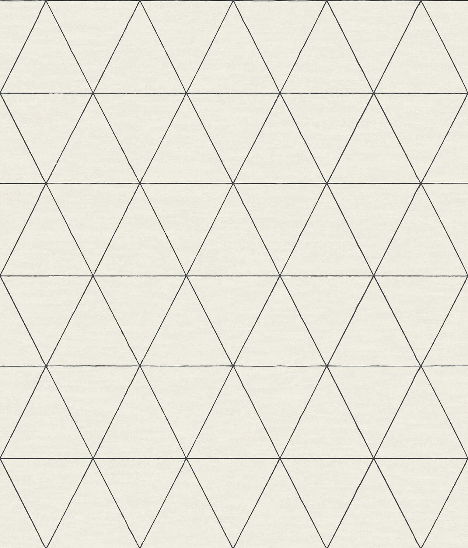 Ridge Wallpaper- White/Black