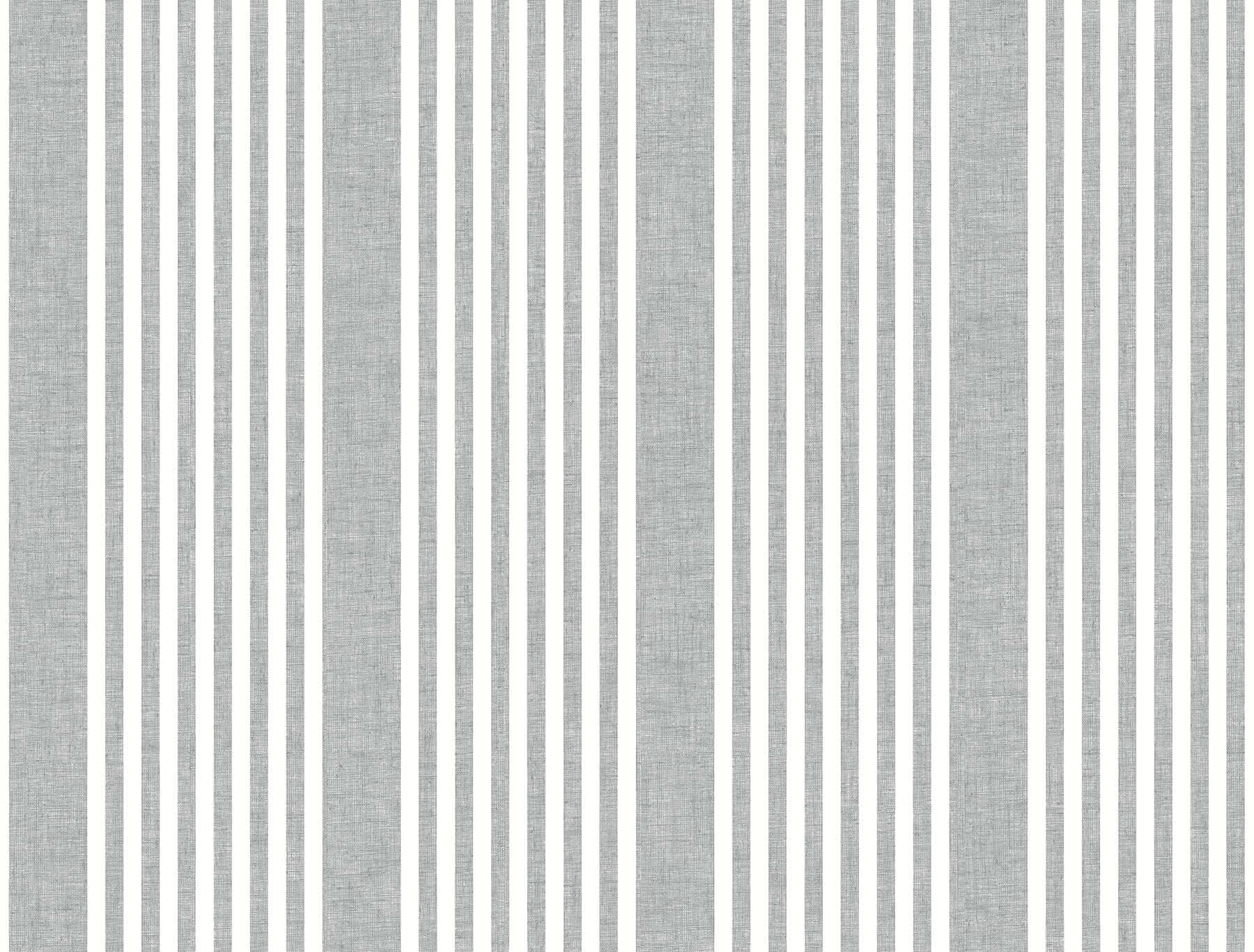 French Linen Stripe Wallpaper- Charcoal