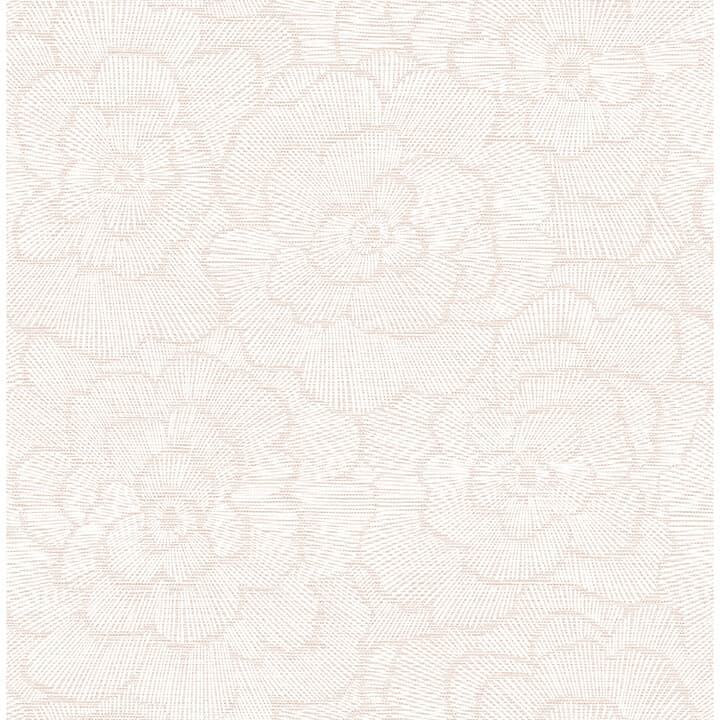 Periwinkle Pink Textured Floral Wallpaper