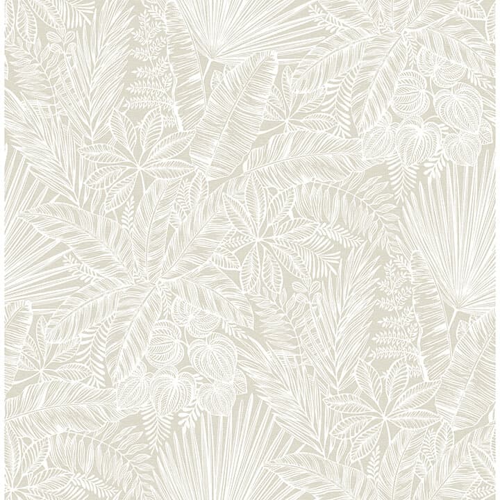 Vita Off-White Botanical Wallpaper