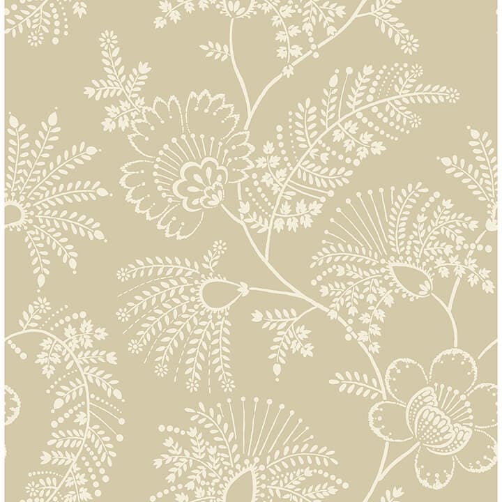 Maeve Butter Jacobean Trail Wallpaper