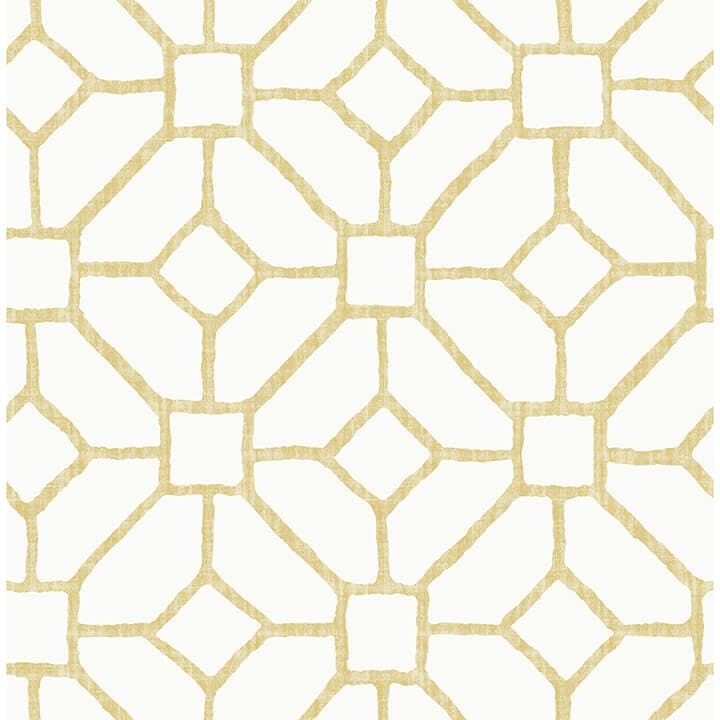 Addis Gold Trellis Wallpaper