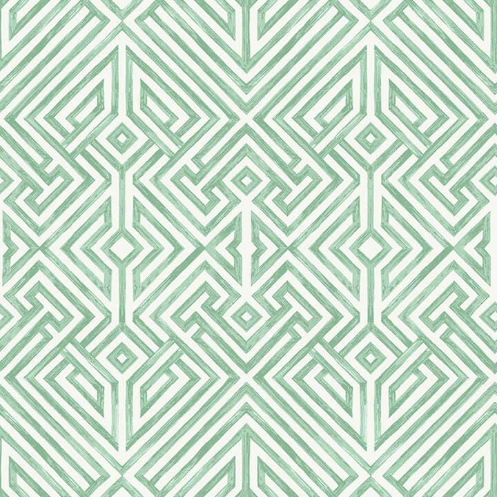 Lyon Green Geometric Key Wallpaper