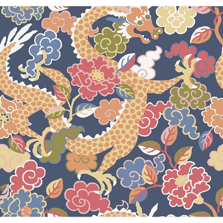 Yanci Orange Dragon Wallpaper