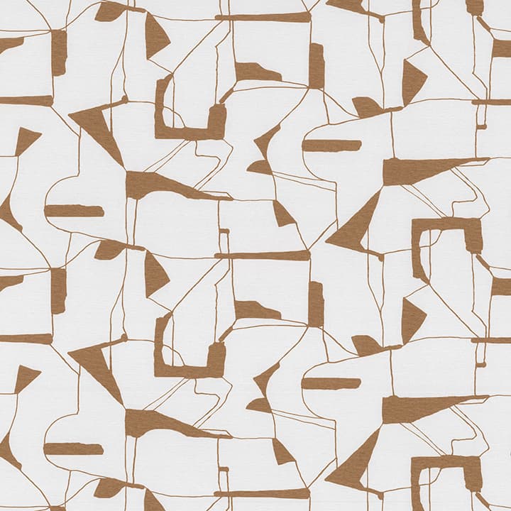 Calder Gold Abstract Wallpaper