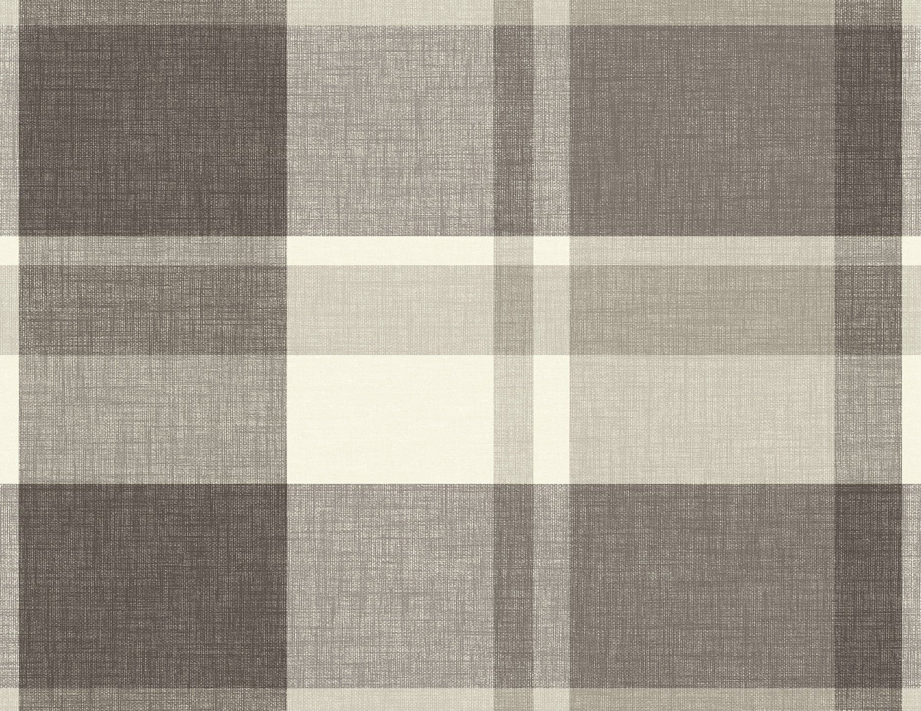 Madaket Plaid Charcoal Wallpaper