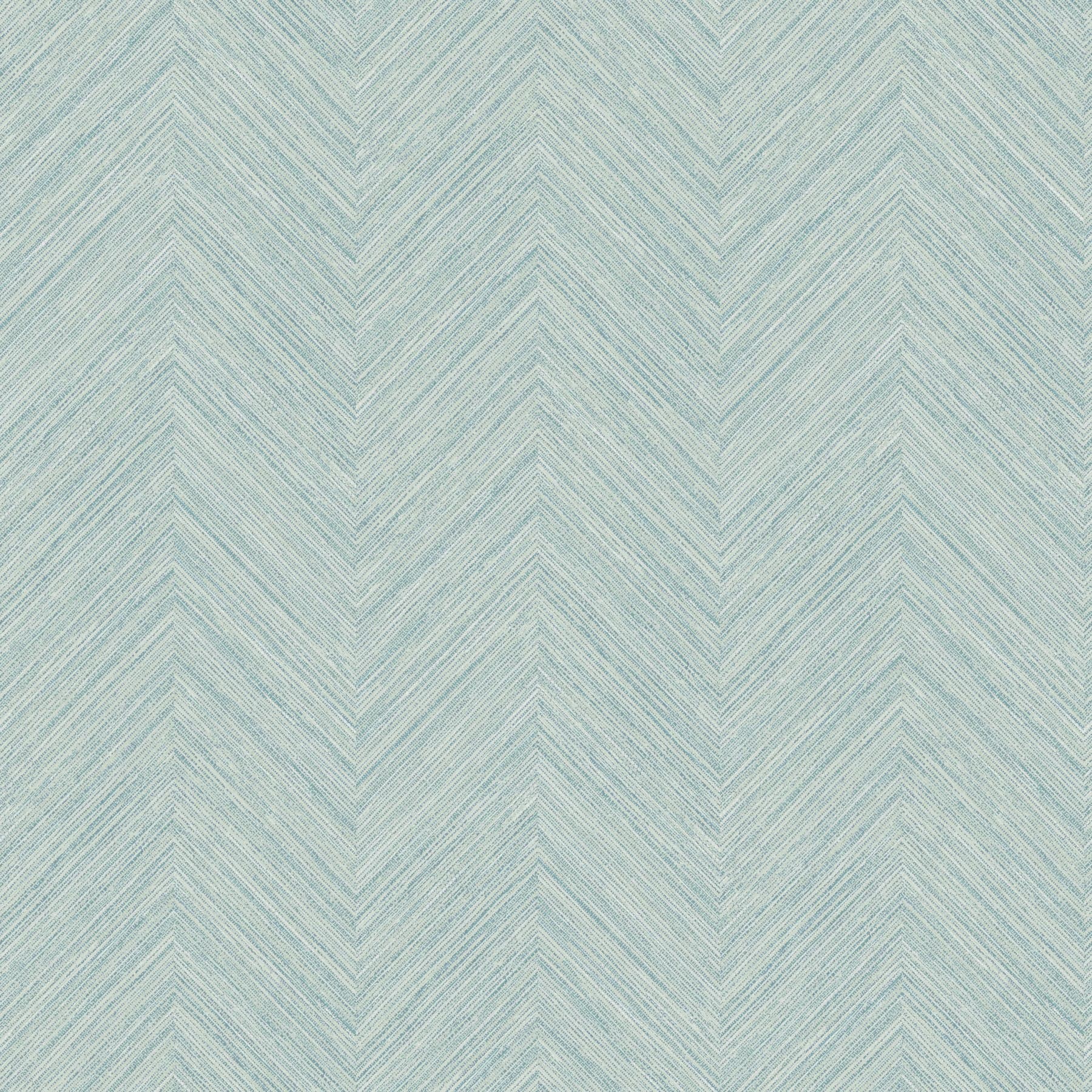 Chesapeake Caladesi Linen Chevron Aqua Wallpaper