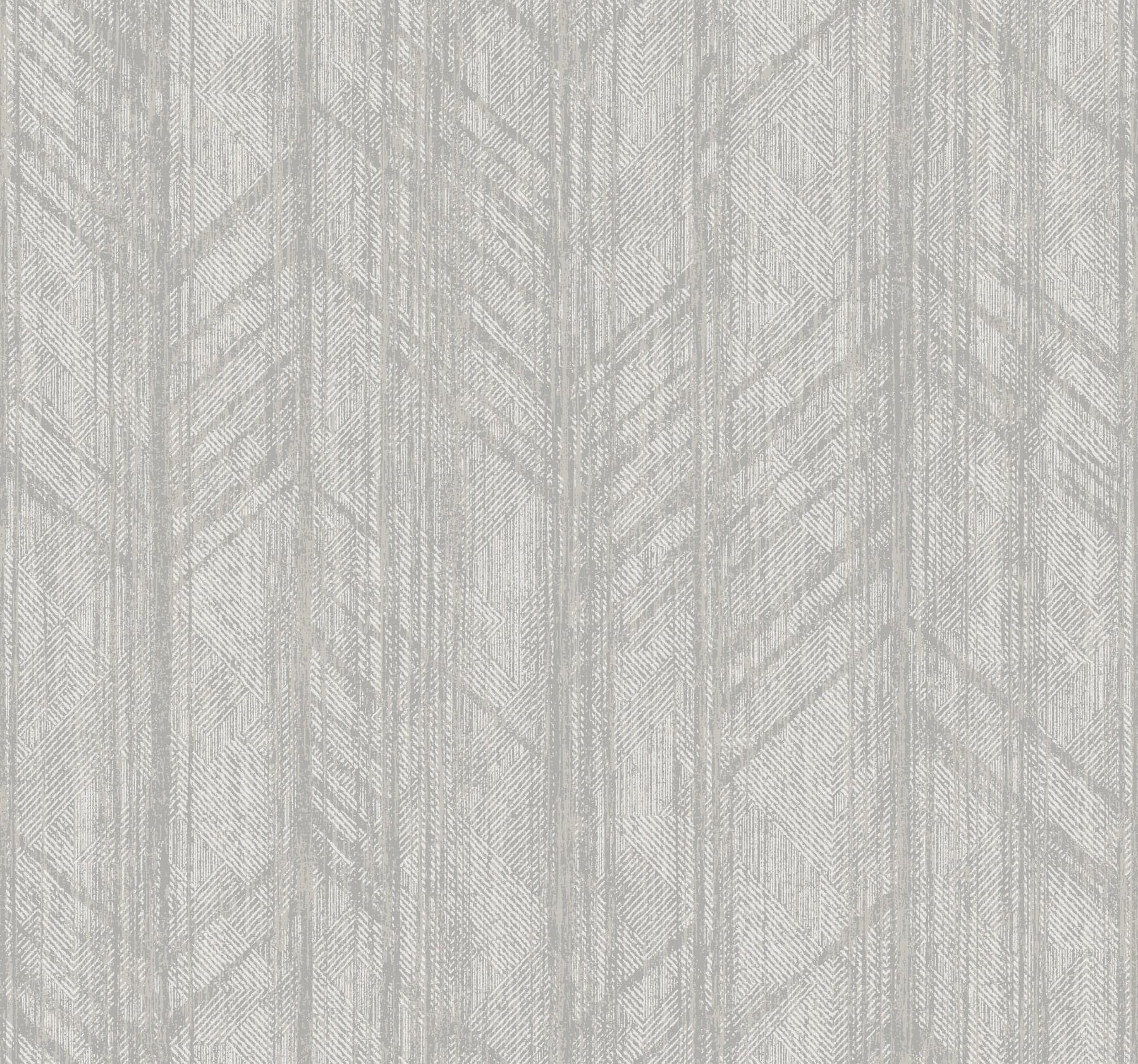 Ronald Redding Winthrop Geometric Grey Wallpaper